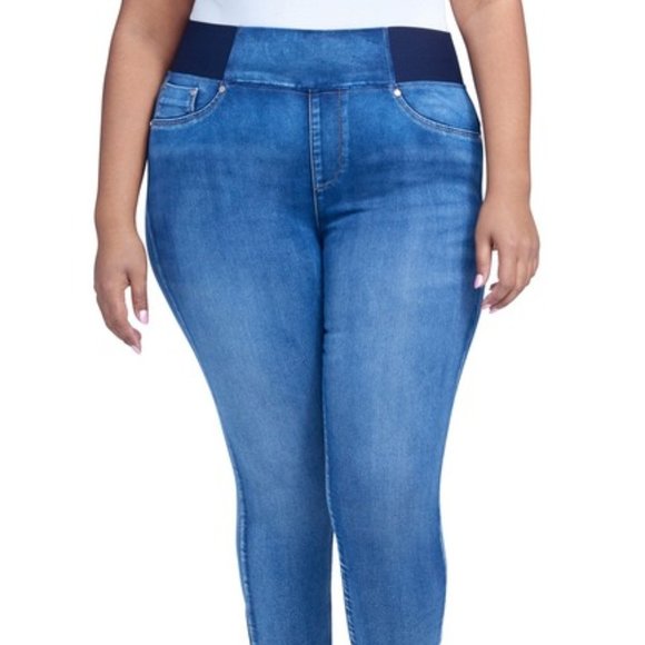 Seven7 Ultra High Rise 7 Pull on Jeans Leggings